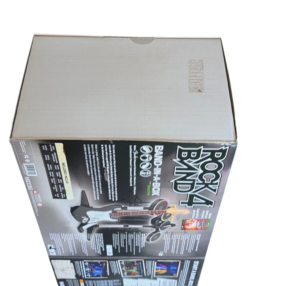 Rock‎ Band 4 Band in a Box Xbox One Game Software Guitar Drums Microphone Set